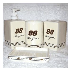 Dale Jarrett #88 NASCAR Bathroom Accessories Set