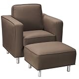 Jennifer Delonge Cotton Ava Chair in Rich Chocolate