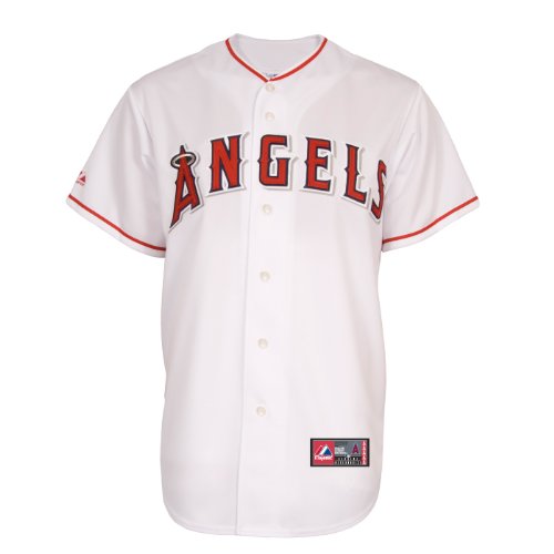 MLB Youth Los Angeles Angels Of Anaheim Kendry Morales White Home Short Sleeve 6 Button Synthetic Replica Baseball Jersey Spring 2011  (White, Medium)