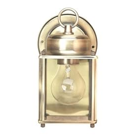 1 light antique brass outdoor by Aztec