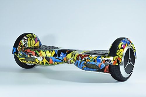 Raptorover 6.5 Inches Two Wheels Self Balancing Scooter w/ Rubber Bumper Strip, LED Lights, Remote Controller and Bluetooth Speaker (Monster)