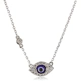 Susan Hanover Evil Eye Small Silver Crystal Ey