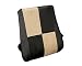Auto Pearl-Premium Quality Orthopaedic Velvet Memory Foam Car/Home/Office Seat Chess Beige Black Backrest - All Cars RS.849.00