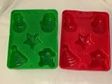 Happy Holidays JELL-O Jiggler Christmas Mold (Set of 2)