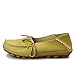 KaLeido Women's Driving Shoes Cowhide Leather Casual Lace-Up Loafer Flats Boat Shoes