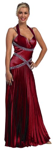 Party Pleated Dress New Long Gown #2455