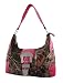 Rhinestone Buckle Studded Camo Handbag Hot Pink