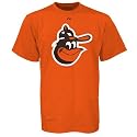 Majestic Baltimore Orioles Orange Cooperstown Official Logo T-shirt