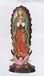 Luciana Collection - Statue - Our Lady of Guadalupe - Poly Resin Statues on Dark Base - 12in.