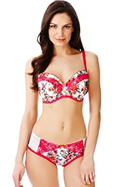 Limited Collection Floral Print Balcony DD-GG Bra