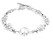 Celtic Bracelet - 7.25 Sterling Silver Irish Celtic Knots and Claddagh Heart Bracelet