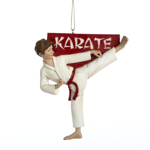 4"Resin Karate Boy Orn 9 41MEjmauChL