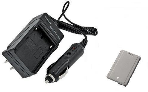 Replacement Battery PLUS Mini Battery Travel Charger for Specific Digital Camera and Camcorder Models / Compatible with SONY NP-FA50 Charges with Intelligent Charge Technology **Includes Car Adapter**