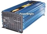Power Bright 3500 Watt Power Inverter - 12V DC to 110V AC