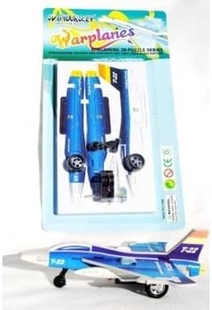 Arts and Crafts for Boys: (3-pack) Foam Warplane 3-D Puzzles for Kids