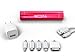 MOTA 2600 mAh Universal USB Portable Power bank Battery Stick Flashlight Bundle for iPhone 6, iPhone 6 Plus, iPhone 5/5s, iPhone 4/4s, iPad Mini, Samsung Galaxy S6, Samsung Galaxy S5, Samsung Galaxy S4, Kindle and other mobile devices - Pink