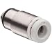 SMC KJS-M Stainless Steel One-Touch Tube Fitting, Hex Socket Male Adapter, Tube OD x M Male