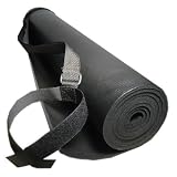24' x 72' Black Rajah Super Yoga Mat 7MM THICK