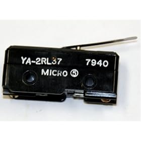 Micro Switch YA-2RL37 Normally Open Leaf Spring Actuator 20 Amp by Micro