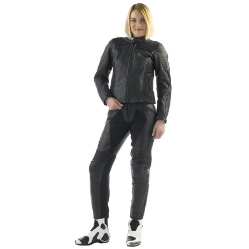 Dainese 2533626 G. Cage Pelle Lady Lederjacken Grosse 42, schwarz Preisvergleich