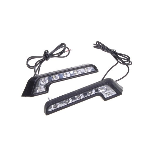 NEEWER White Daytime Running Light Car Daytime Running Super 6 LED Fog Light
