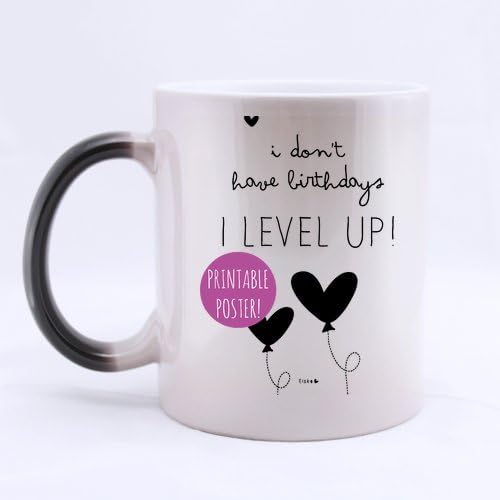 I Level Up Funny Style Custom Morphing Mug