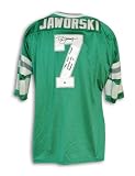 Ron Jaworski Autographed/Hand Signed Philadelphia Eagles Green Throwback Jersey Inscribed ''1980 NFC