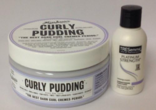 Miss Jessie Curly Pudding For Curls, Kinks & Waves w/ 1pc FREE Tresemme Platinum Strength 1oz (8oz)