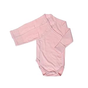 giggle Better Basics Long-sleeve Baby Body - Set Of 2 (organic Cotton)