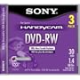 Sony DMW 30R2H - 3 x DVD-RW (8cm) - 1.4 GB ( 30min ) 1x - 2x - jewel case - storage media