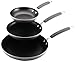 Farberware Enhanced 8-Inch, 10-Inch and 12-Inch Skillets, Champagne