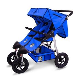 Tike Tech Double Trax360 Stroller - Pacific Blue