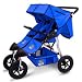 Tike Tech Double Trax360 Stroller - Pacific Blue