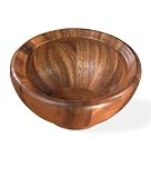 Small Wooden Salad Bowls By Ironwood Gourmet - Set of 4