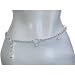 India Jewellery Handmade Waist Belly Chain Sterling Silver 33.25 Inches