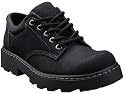 Women's Skechers Parties - Mate - Black Scuff Resistant Leather