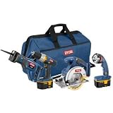 Factory-Reconditioned Ryobi ZRP842 ONE Plus 18V Cordless Super Combo Kit