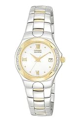 EW0244-52A Citizen Corso Eco-Drive 2-Tone Diamonds Watch