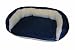 Comfort Pet Products Flip Orthopedic Bolster Pet Bed, Large, Navy Blue
