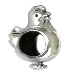 BiagiChickenSterlingSilverBead,PandoraCompatible
