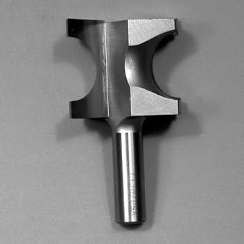 Whiteside Machine 1432 Half Round Bull Nose Bit - 1/4" R, 1/2" Open, 1"Cut Len., 1-1/8" D, 1/2"Shank