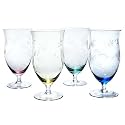 Lenox Butterfly Meadow Multi-Colored All Purpose Glasses, Set of 4