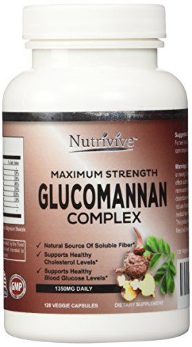 Glucomannan Maximum Strength Glucomannan Complex Konjac Root with ChromeMateÂ® CM-100M.