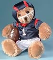 RUSS 12" Beary Special Teddies "Tackles" Football Teddy Bear #29904