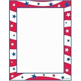 Patriotic Laser Sheet, 25pk