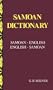 Samoan Dictionary: Samoan-English, English-Samoan