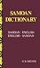 Book Samoan Dictionary: Samoan-English English-Samoan