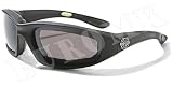 Produkt-Bild: CHOPPERS Motorradbrille 2W Schwarz Smoke Sonnenbrille / Sportbrille / Bikerbrille