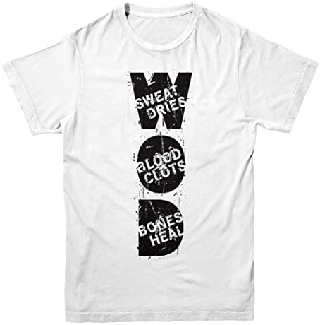 Black Hart Fitness Workout of the Day Crossfit T-shirt Men's Sizes White Large