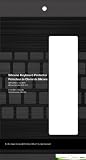 Green Onions Supply Ultra-thin Custom Molded Silicone Keyboard Protector for the Apple Keyboard (USB with Numeric Keypad)